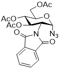 3,4,6-三-O-乙酰基-2-脱氧-2-邻苯二甲酰亚胺基-α-D-叠氮化吡喃葡萄糖cas:102816-25-1