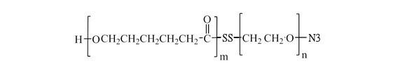 PCL-SS-PEG-N3 聚己内酯-二硫键-聚乙二醇-叠氮