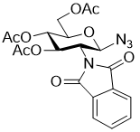 3,4,6-三-O-乙酰基-2-脱氧-2-邻苯二甲酰亚胺基-β-D-叠氮化吡喃葡萄糖cas:102816-24-0
