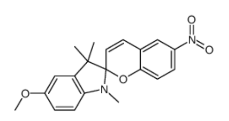 CAS:16331-96-7;1,3-二氢-5-甲氧基-1,3,3-三甲基-6-硝基螺[2H-1-苯并吡喃并-2,2-(2H)-吲哚]