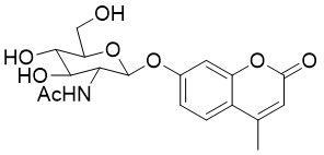 4-甲基伞形酮 2-乙酰氨基-2-脱氧-β-D-吡喃葡萄糖苷cas:37067-30-4