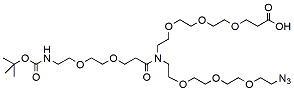 N-(Azido-PEG3)-N-(PEG2-NH-Boc)-PEG3-acid CAS:2183440-74-4