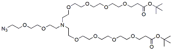 N-(Azido-PEG2)-N-bis(PEG4-t-butyl ester) CAS:2112731-81-2