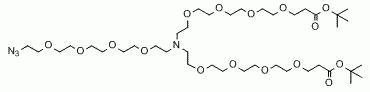 N-(Azido-PEG4)-N-bis(PEG4-t-butyl ester) CAS:2093152-79-3