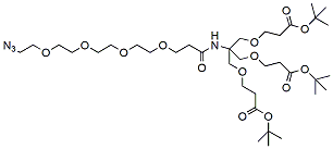 Azido-PEG4-Amido-tri-(t-butoxycarbonylethoxymethyl)-methe CAS:1421933-29-0