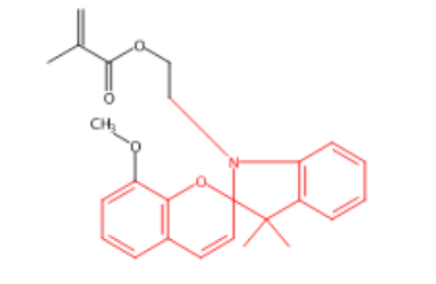 CAS:101490-44-2;2-{8-甲氧基-3'，3'-二甲基螺[chromene-2,2'-吲哚]-1'-yl}乙基2-甲基丙-2-烯酸盐