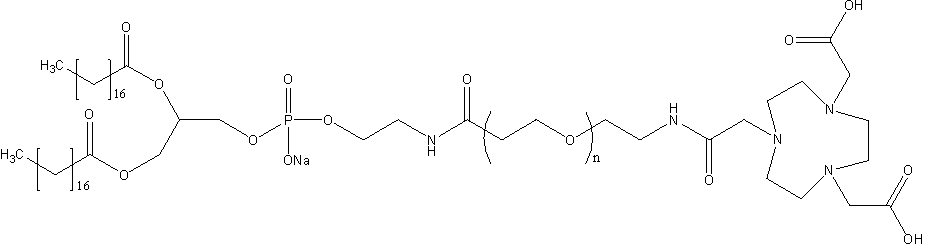 DSPE-PEG2000-NOTA 二硬脂酰基磷脂酰乙醇胺-聚乙二醇2000-三氮杂环配体