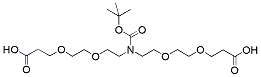 N-Boc-N-bis(PEG2-acid) CAS:2054339-01-2
