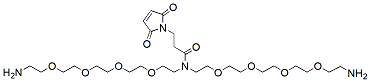 N-Mal-N-bis(PEG4-amine) TFA salt CAS:2128735-22-6