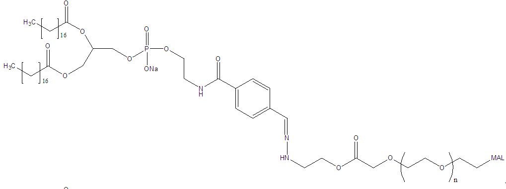 DSPE-Hyd-PEG-MAL 二硬脂酰磷脂酰乙醇胺-腙键-聚乙二醇-马来酰亚胺