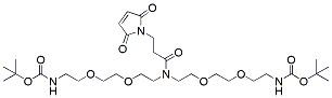 N-Mal-N-bis(PEG2-NH-Boc) CAS:2128735-26-0
