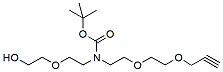N-(PEG1-OH)-N-Boc-PEG2-propargyl CAS:2100306-85-0