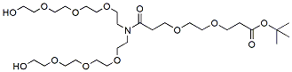 N-(t-butyl-PEG2)-N-bis(PEG3-alcohol)
