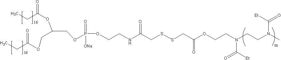DSPE-SS-PEOz 二硬脂酰磷脂酰乙醇胺-二硫键-聚(2-乙基-2-噁唑啉)