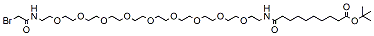 17-(Bromoacetamido-PEG9-ethylcarbamoyl)nonoic t-butyl ester