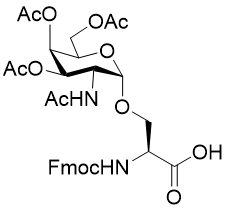 N-芴甲氧羰基-O-(2-乙酰氨基-3,4,6-三-O-乙酰基-2-脱氧-α-D-吡喃半乳糖基)-L-丝氨酸cas:120173-57-1