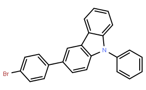 3-(4-溴苯基)-9-苯基咔唑cas:1028647-93-9