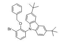 9-(2-(苄氧基)-3-溴苯基)-3,6-二叔丁基-9H-咔唑