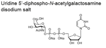 UDP-GalNAc;CAS:108320-87-2;尿苷5&#039;-二磷酸-N-乙酰半乳糖胺二钠盐