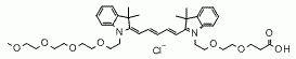 N-(m-PEG4)-N&#039;-(PEG2-acid)-Cy5 CAS:2107273-24-3