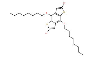 2,6-二溴-4,8-双(辛氧基)苯并[1,2-b:4,5-b’]二噻吩cas:1294515-75-5