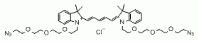 N,N'-bis-(azide-PEG3)-Cy5 CAS:2107273-46-9