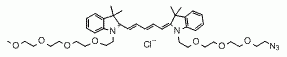 N-(m-PEG4)-N'-(azide-PEG3)-Cy5 CAS:2107273-02-7