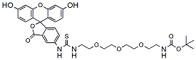 Fluorescein-PEG3-(N-Boc)-Amine CAS:1807534-77-5