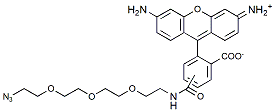 Carboxyrhodamine 110-PEG3-Azide CAS:1536327-95-3