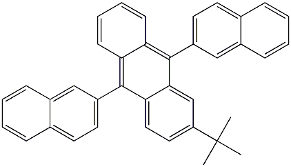 2-叔丁基-9,10-二(2-萘基)蒽cas:274905-73-6