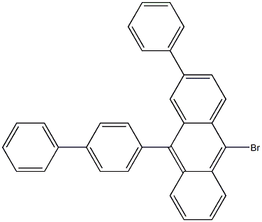 10-溴-9-(4-联苯基)-2-苯基蒽cas:1195975-03-1