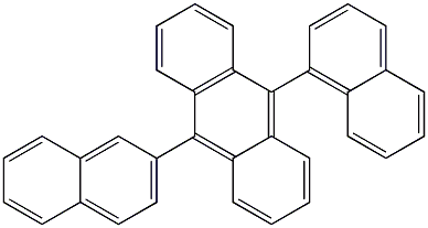 9-(1-萘基)-10-(2-萘基)蒽cas:855828-36-3