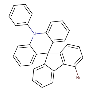 4-溴-10-苯基-螺[吖啶-9(10h),9-[9h]芴]cas:1598410-12-8