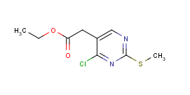 4-氯-2-甲基硫代-5-嘧啶乙酸乙酯;CAS:61727-34-2