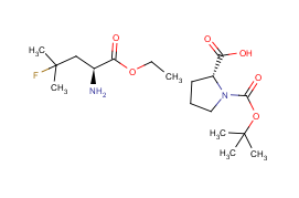S-2-氨基-4-氟-4-甲基丁酸乙酯-R-1-Boc-吡咯烷-2-羧酸盐