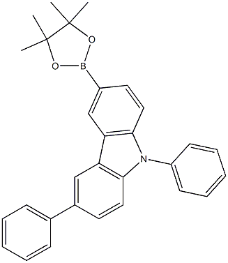 3,9-二苯基咔唑-6-硼酸频哪醇酯cas:1359833-28-5