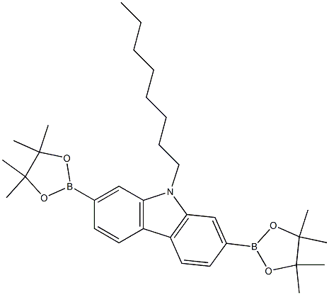 N-辛基咔唑-2,7-二硼酸频哪醇酯cas:406726-92-9