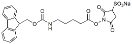 Fmoc-NH-pentoic acid-NHS-SO3Na