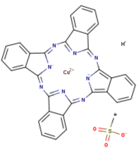 CAS:28901-96-4;铜酸氢[29H,31H-酞菁磺酸N29,N30,N31,N32]