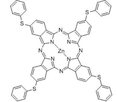 CAS:77447-43-9;2,9,16,23-四(苯基硫醇)-29H,31H-酞菁锌