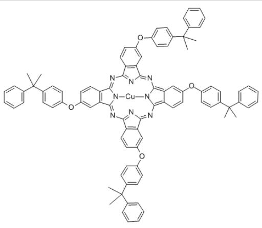 CAS:91083-47-5;四(4-枯基苯氧基)酞菁铜(II)