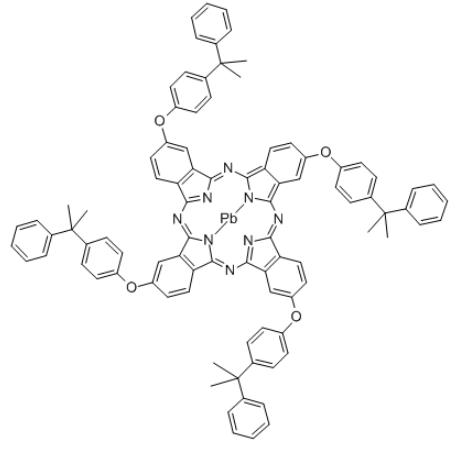 CAS:91083-54-4;四(4-枯基苯氧基)酞菁铅(II)
