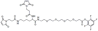 Bis-Mal-Lysine-PEG4-TFP ester CAS:1426164-53-5
