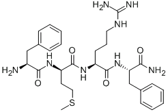 H-苯丙氨酰-D-蛋氨酰-精氨酰-苯丙氨酰胺cas:84313-43-9