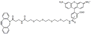 Carboxyrhodamine 110-PEG4-DBCO