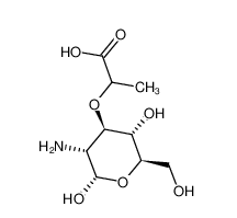 胞壁酸cas:1114-41-6;2-Amino-3-O-(1-carboxyethyl)-2-deoxy-D-glucose
