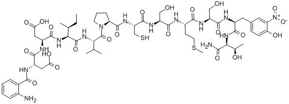 ABZ-ASP-ASP-ILE-VAL-PRO-CYS-SER-MET-SER-3-NITRO-TYR-THR-NH2,cas:852572-93-1