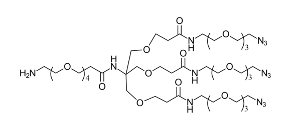 Amino-PEG4-tris-PEG3-azide