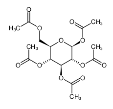 1,2,3,4,6-alpha-D-葡萄糖五乙酸酯cas:83-87-4;[(2R,3R,4S,5R)-3,4,5,6-tetraacetyloxyox-2-yl]methyl acetate