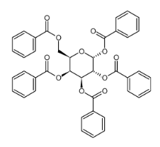 1,2,3,4,6-五邻苯甲酰基-alpha-D-半乳糖cas:41545-55-5;1,2,3,4,6-penta-O-benzoyl-D-glucopyroside;